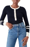 Faherty Mikki Henley Costal Colorblock In Coastal Colorblock