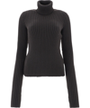 Bottega Veneta Rib Knit Turtleneck Jumper In Default Title