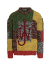 JW ANDERSON J.W. ANDERSON ANCHOR PATCHWORK CREWNECK JUMPER SWEATER