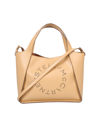 Stella Mccartney Stella Logo Crossbody Tote In Beige