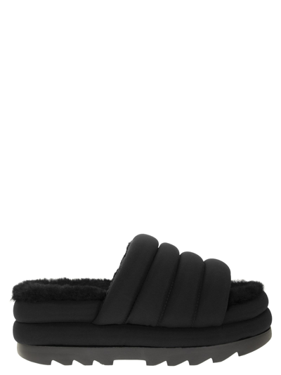 Ugg W Max Slide - Sandals With Plateau In Black