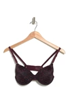 Warner's This Is Not A Bra Underwire Bra In Winetasting Cross Hatch