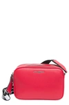 Karl Lagerfeld Maybelle Camera Crossbody Bag In Crimson