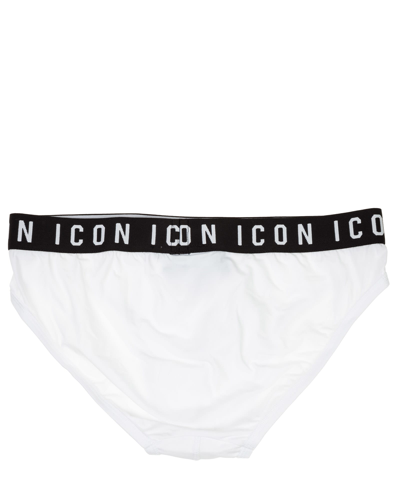 Dsquared2 Be Icon Brief In White