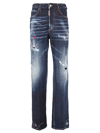 Dsquared2 Roadie Jeans In Blue Navy