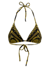 VERSACE VERSACE WOMANS LYCRA BAROQUE PRINTED TRINGLE BIKINI TOP