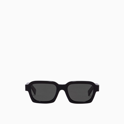 Retrosuperfuture Caro Rectangular Frame Sunglasses In Black