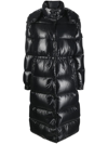 Moncler Chanon Hooded Quilted Coated-shell Coat