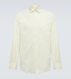 Loro Piana Andre Cotton Poplin Button-up Shirt In White