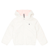 Polo Ralph Lauren Reversible Puffer Jacket In Nevis/hint Of Pink