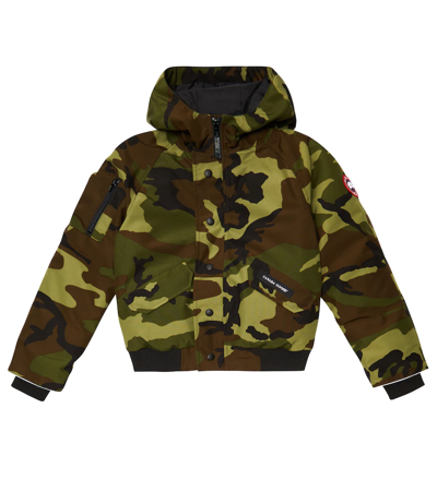 Canada Goose Kids' Padded Rundle Bomber Jacket (7-16 Years) In Classic Camo