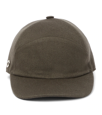 Loro Piana Cashmere Cap In Dried Oregano