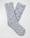 Ugg Adah Cozy Chenille Sparkle Socks In Dark Ice