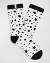 Ugg Josephine Leopard-print Fleece-lined Socks In Wcls