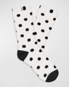 Ugg Leslie Graphic Soft Crew Socks In Ldt