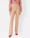 Ann Taylor The Petite High Waist Side Zip Trouser Pant In Dominican Sand