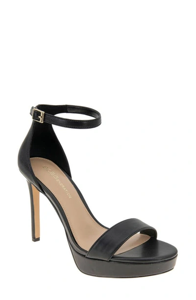 Bcbgeneration Nallah Platform Sandal In Black