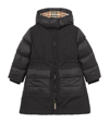 BURBERRY DOWN-FILLED HORSEFERRY PRINT PUFFER COAT (3-14 YEARS)