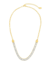 Sterling Forever Sarai Necklace In Gold