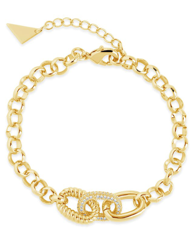 Sterling Forever Jaycee Bracelet In Yellow