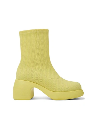 Camper Thelma Ankle Boots In Yellow