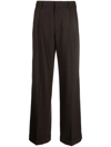 Filippa K Darcey Wool Trousers In Brown
