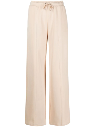 Calvin Klein Wide-leg Sweatpants In Nude