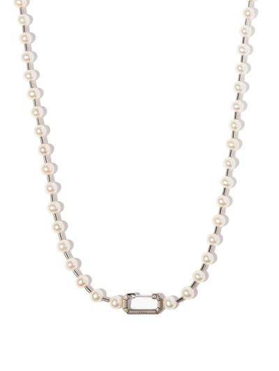 Eéra 18kt White Gold Tokyo Pearl Link Necklace
