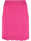 PATOU CABLE-KNIT HIGH-WAISTED SKIRT