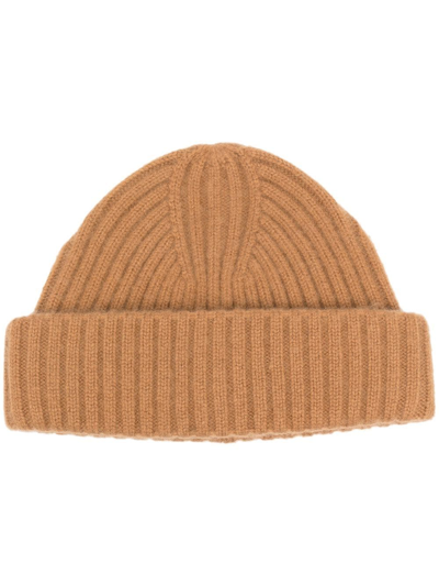 Totême Chunky Brim Beanie Cinnamon