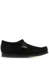 Clarks Wallabee Lace-up Suede Boots - Men's - Calf Leather/calf Suede/rubber In Black