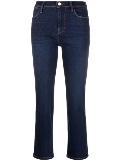 Frame Claremore Cropped Jeans In Blue