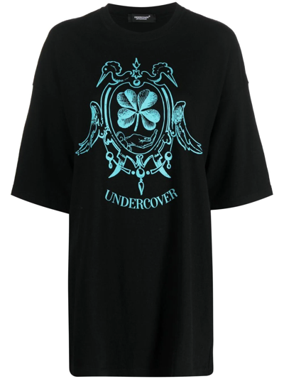 Undercover Graphic Print Cotton T-shirt In Black