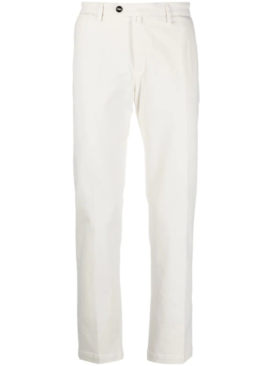 Briglia 1949 Slim-cut Chino Trousers In Weiss