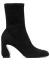 SI ROSSI SQUARE-TOE SUEDE BOOTS