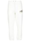Moncler White Track Pants In White