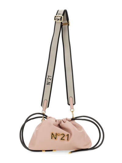 N°21 Eva Shoulder Bag In Neutral,pink