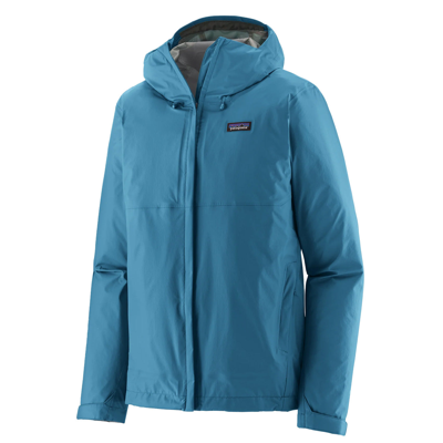 Patagonia Torrentshell 3l Hooded Recycled-nylon Jacket In Blue
