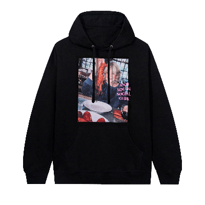 Pre-owned Anti Social Social Club X Martha Stewart Lobster Hoodie 'black'