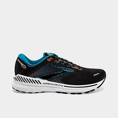 Brooks Men's Adrenaline Gts 22 Running Shoes In Black/blue/orange