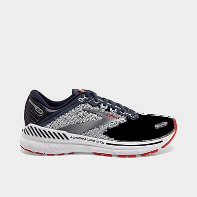 Brooks Men's Adrenaline Gts 22 Running Shoes (wide Width 2e) In Peacoat/india Ink/grenadine