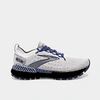 Brooks Men's Glycerin Stealthfit Gts 20 Running Shoes In Oyster/alloy/blue Depths