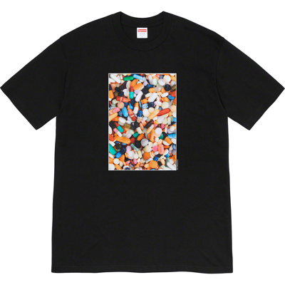 Supreme Pills T-shirt Black In Multicolor