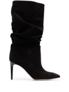 PARIS TEXAS POINTED-TOE SUEDE BOOTS