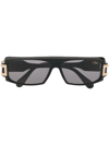 Cazal Square Tinted Sunglasses In Black