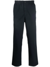 Norse Projects Mid-rise Straight-leg Trousers In Blue