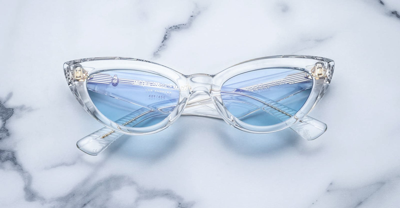 Jacques Marie Mage Heart - Clear Sunglasses In Crystal