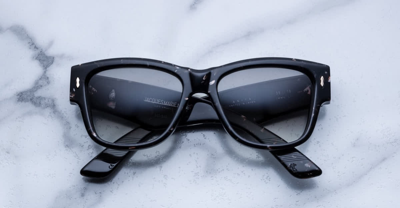 Jacques Marie Mage Anita - Granite Sunglasses In Marble Black