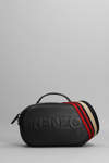 KENZO HAND BAG IN BLACK LEATHER