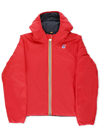 K-way Jacques Reversible Down-filled Jacket In Red - Blue Depht